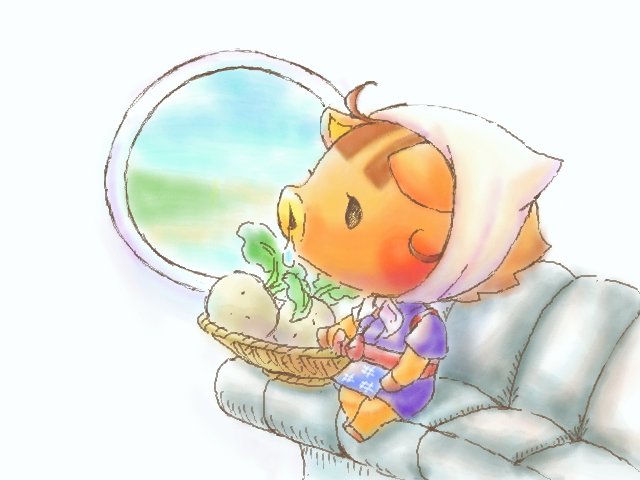 「カブ沢山売れるといいなぁ 」|Alice🍄のイラスト