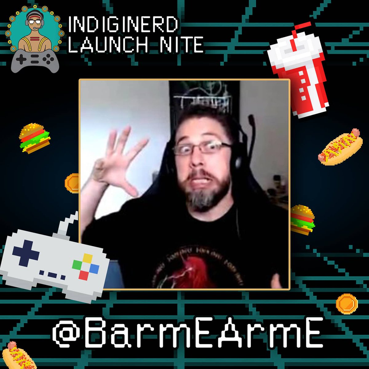 Our special guests @indigitek_network will be playing host to a very special D&amp;D session @ our Launch Nite!
❤💛🖤
Come &amp; watch #chickensaltbaes battle ogres...and manage our pub
Featuring: <a href="/raejohnston/">Rae Johnston (she/her)</a> @karlienoon <a href="/ithinkceleste/">CCBANKS</a> &amp; <a href="/BarmEArmE/">BarmE</a> 
Tickets:
tiny.cc/indiginerd