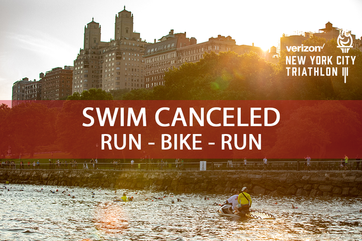 🚨Important Race Update🚨 Due to bacteria levels in the Hudson River found to be nine times higher than deemed safe, race organizers have made the prudent decision to alter the event to a run/bike/run duathlon for tomorrow’s New York City Triathlon. More: nyctri.com