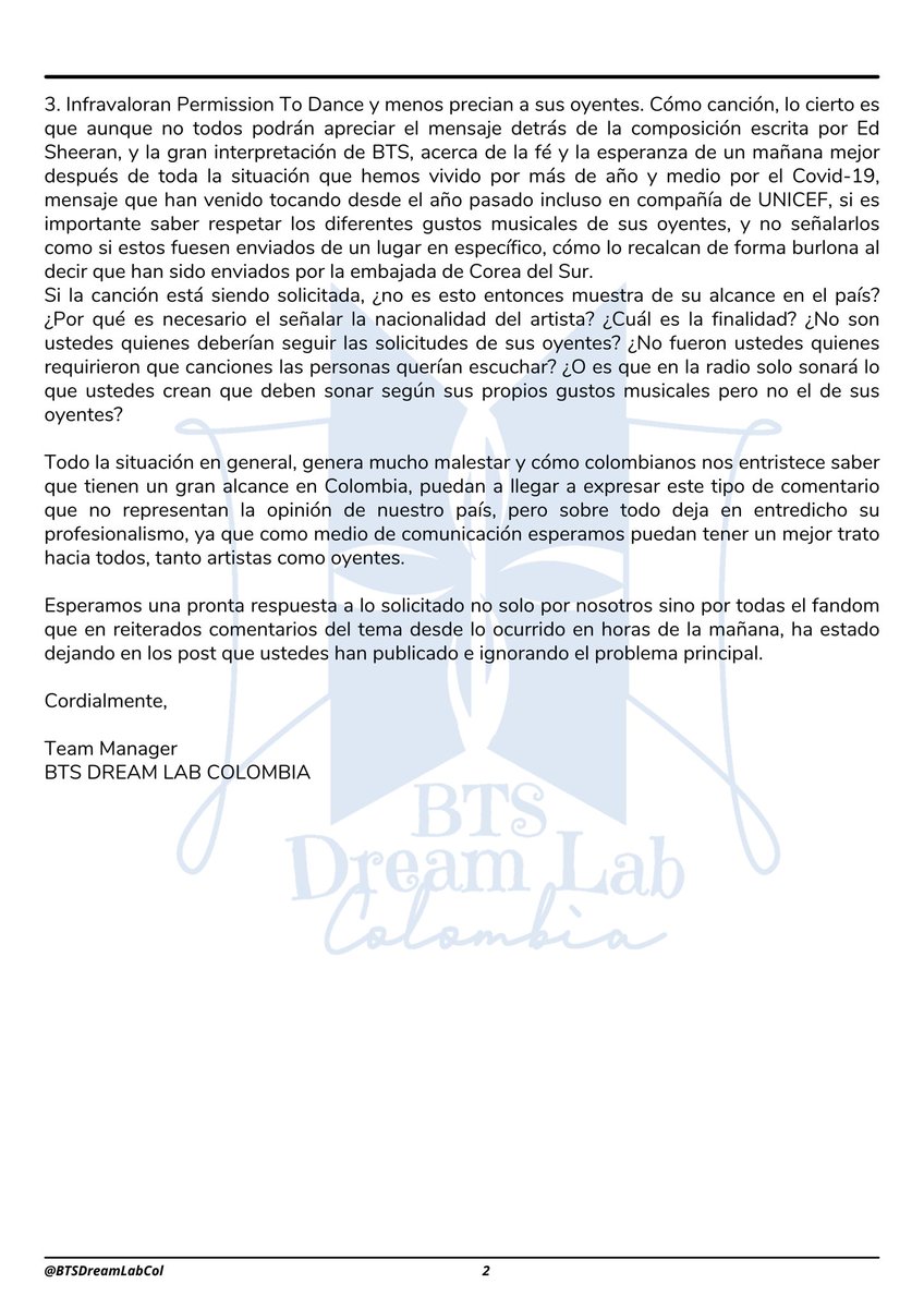 #LaMegaDisculpese 
#lamegaxenofobico 
#lamegarespeteABTS 
falta de Inrrespeto , No A Todos Le Puede Gustar BTS , Pero Si Exigimos Respetó También Tenemos Que Dar Respeto , Cuiden Sus Palabras Midan Las Palabras Sepan Lo Que Están Diciendo¡GRACIAS ! 💜 
#BTS_twt #ARMY