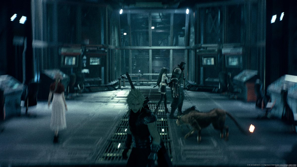 whendrayana's tweet image. poor Cloud, the party unaware of his PTSD #ff7_inter