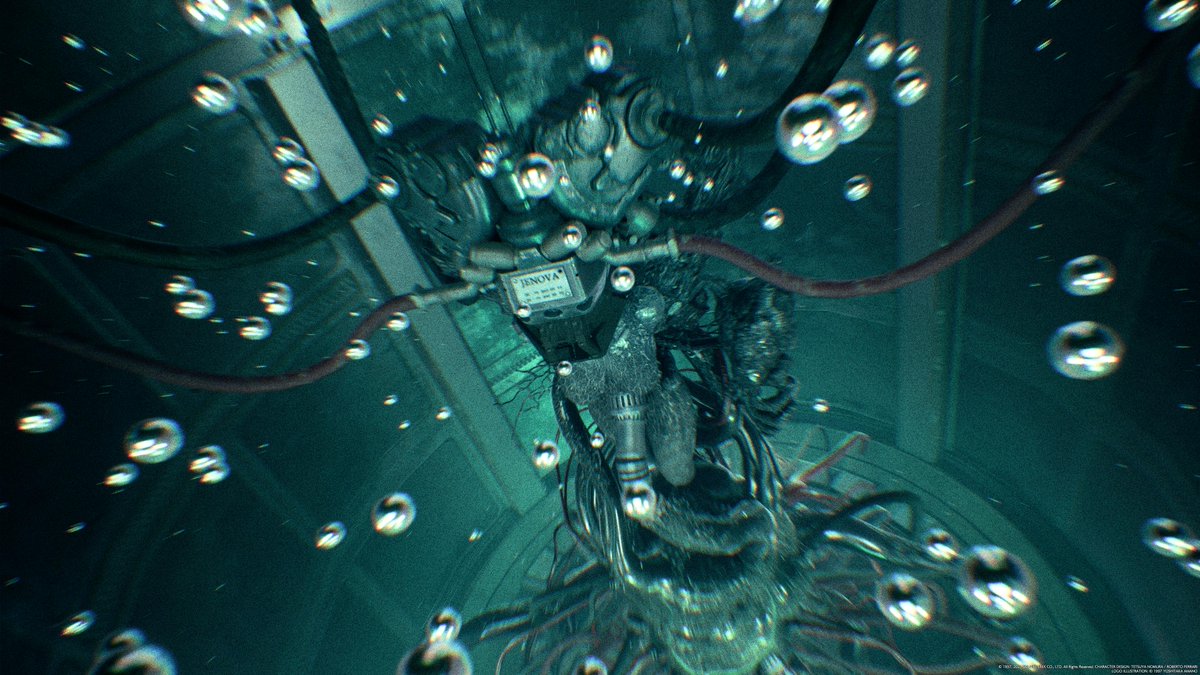 whendrayana's tweet image. poor Cloud, the party unaware of his PTSD #ff7_inter