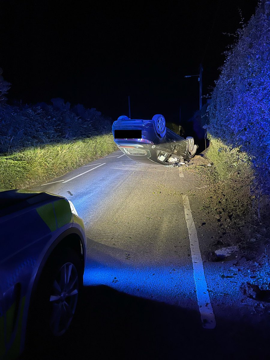 This drink driver didn’t make it home tonight.. fortunately they are with us and not in hospital or worse 👀. Its not big, its not clever and definately not worth it. If you think about drink driving, give your head a wobble. #justdontdoit #nonefortheroad #byebyelicence