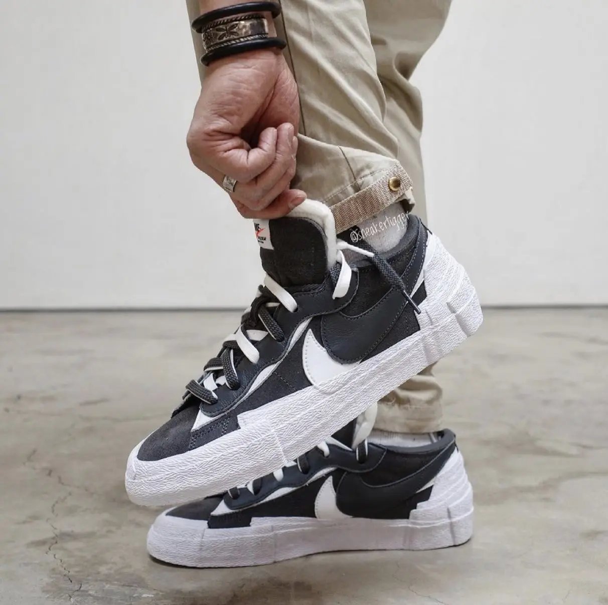 送関込 【新品/24cm】ナイキ NIKE BLAZER LOW JUMBO ブラック | www