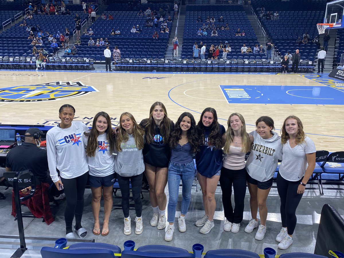 Straight from Louisville to the Nike Tournament of Champions, and Chicago is not disappointing. After two games this morning, I’m so thrilled to have our team court side to watch <a href="/chicagosky/">Chicago Sky</a> and <a href="/WashMystics/">Washington Mystics</a> battling it out. Playing. Watching. Learning.