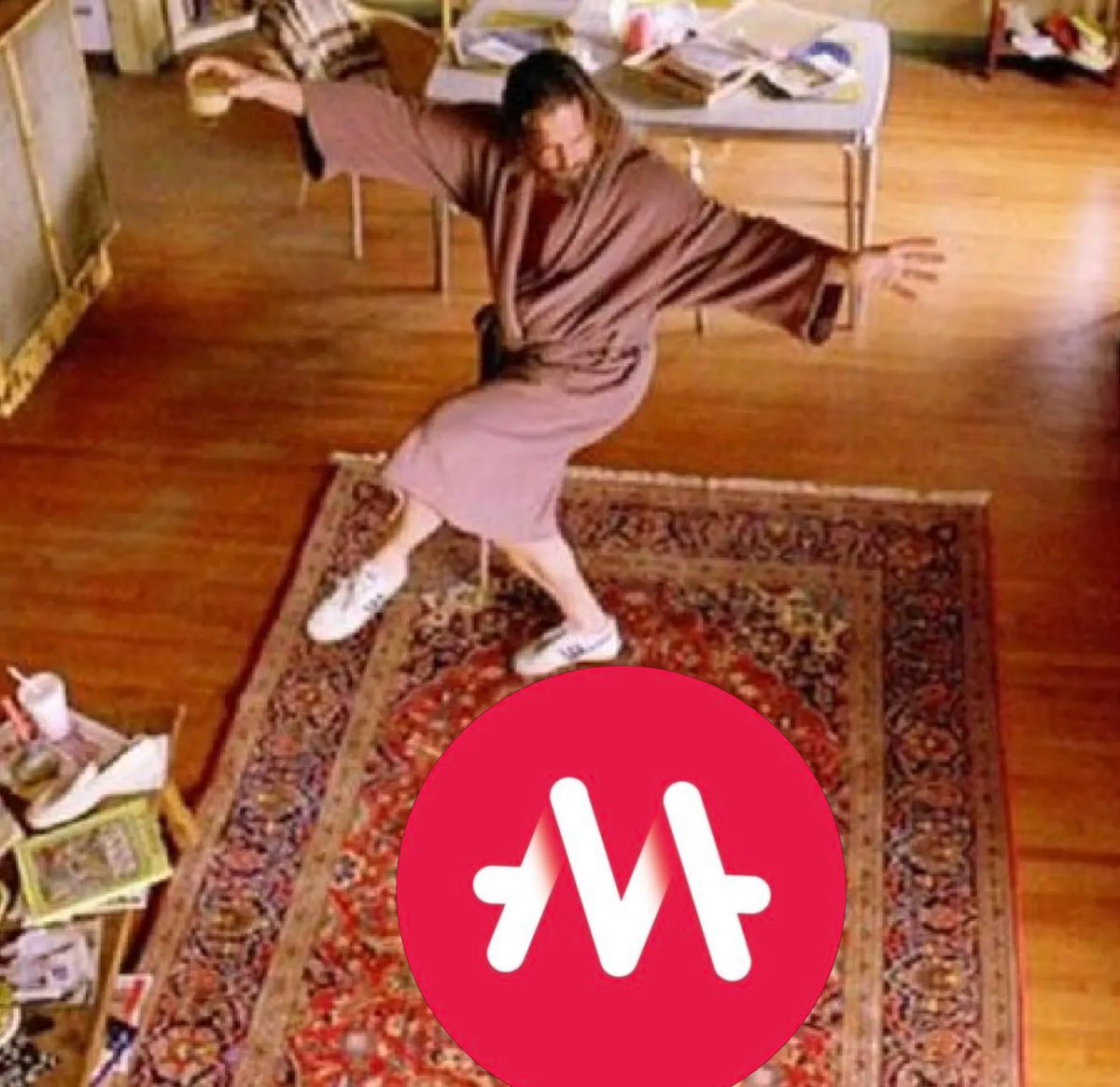 That rug really tied the room together. 😅