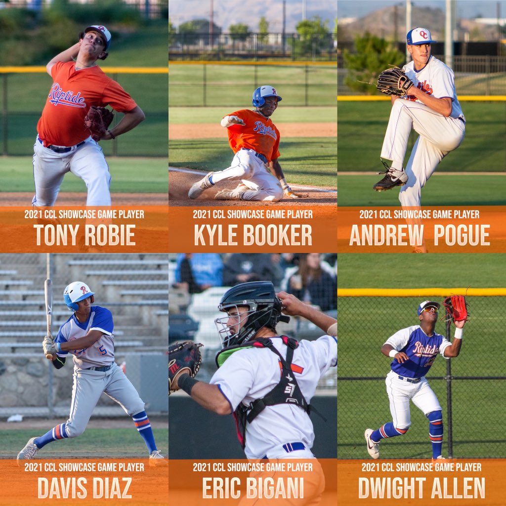 ocriptide's tweet photo. Congratulations to @kylebookerr,  @tonyrobie17, @dwghtallen, @EricBigani, @_11_andrew and Davis Diaz for making the 2021 @calsummerball Showcase Game roster. Catch the boys in action on July 14 at the MLB Youth Academy ��� 🍊 

#OCRiptidefamily #CCLbaseball https://t.co/7NN55zAHFr