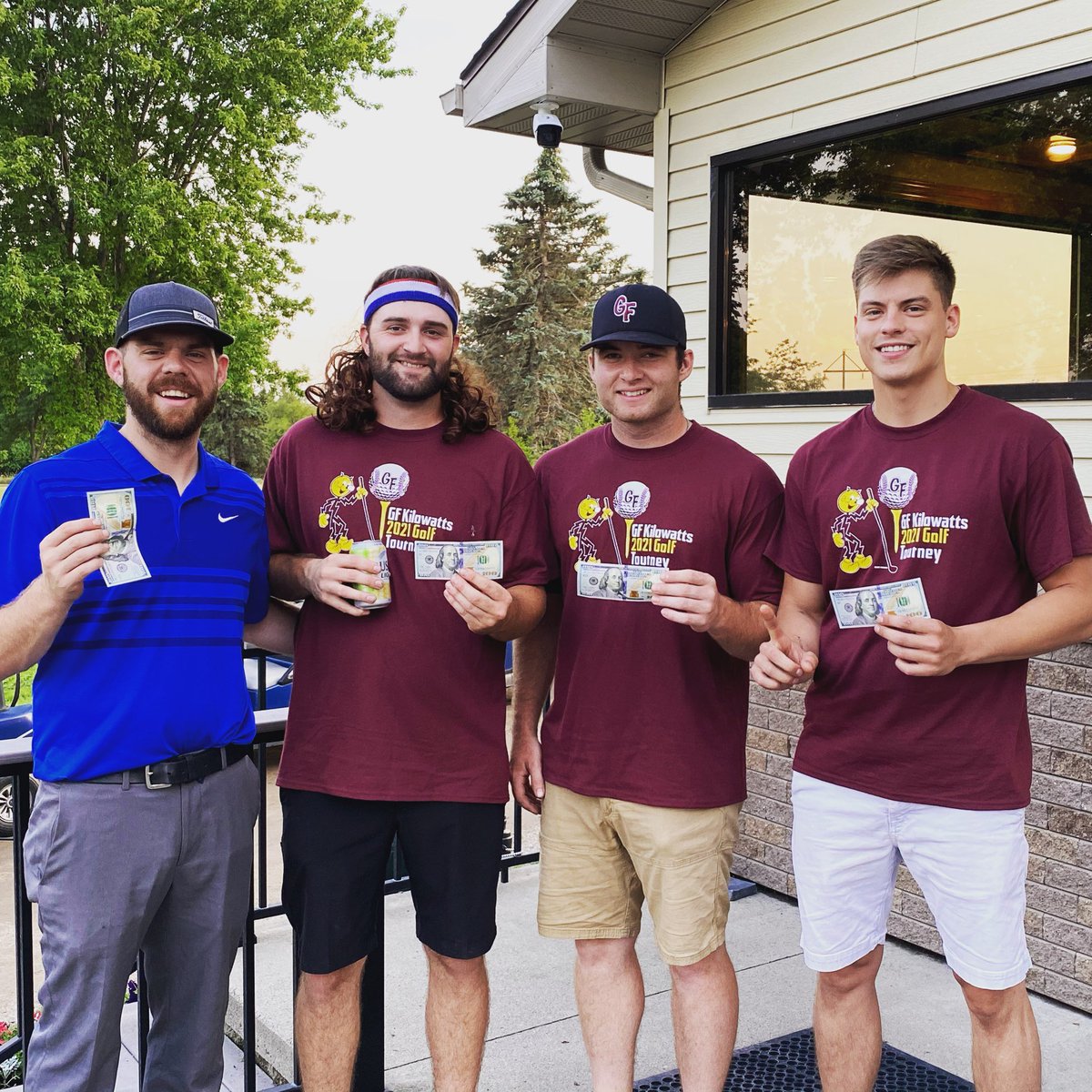 Congratulations to our 2021 Killowatts Tournament Champions! 🏆⛳️

Austin Vikander, Grant Lalim, Markus Kranz &amp; Chase Richter 

#GoWatts ⚾️⚡️