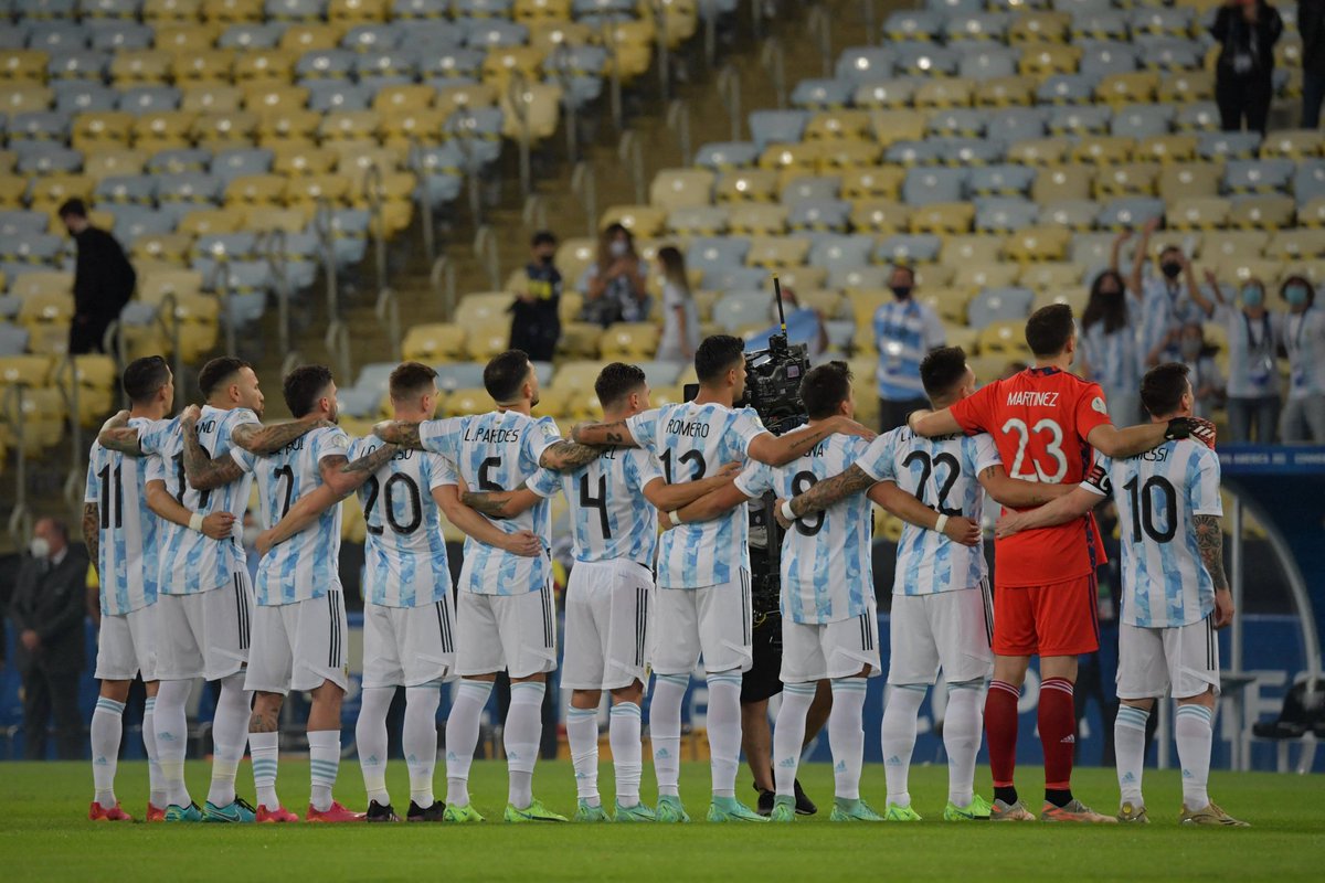 VSportsTM's tweet photo. ¡ARGENTINA🇦🇷 ES CAMPEÓN DE AMÉRICA EN EL MARACANA! https://t.co/cNle8C5kCj