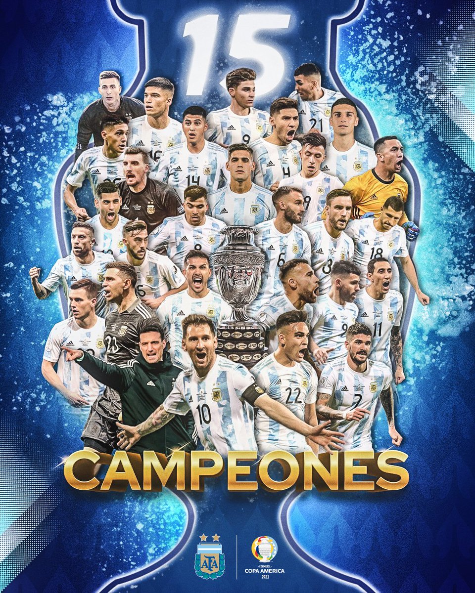 BarcaUniversal's tweet photo. ❗Leo Messi and Argentina have won the Copa America 2021! https://t.co/lDFOR0DLyN