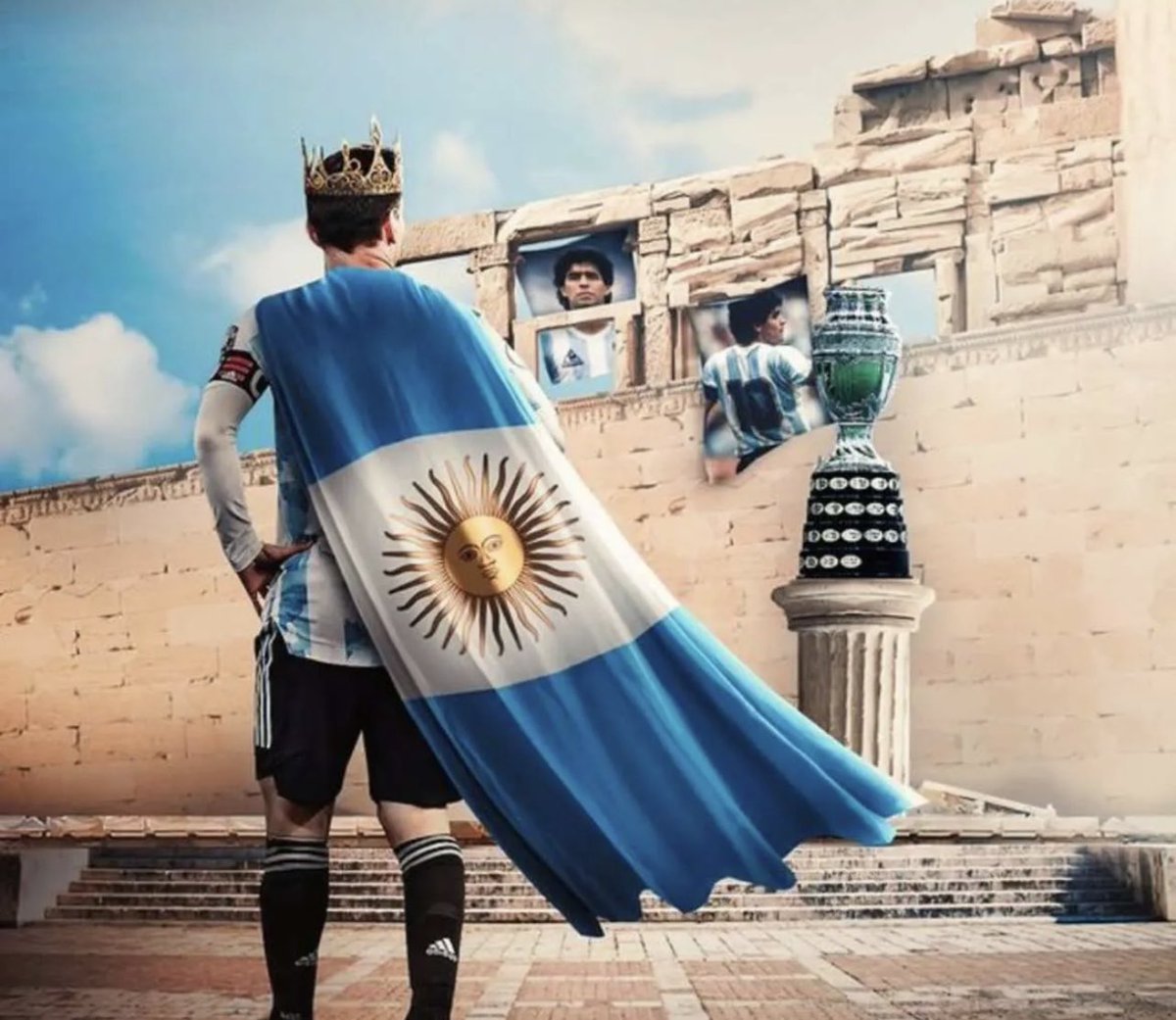 الملك والمتربع على عرش الكرة الارضية ليونيل اندريس ميسي 💙