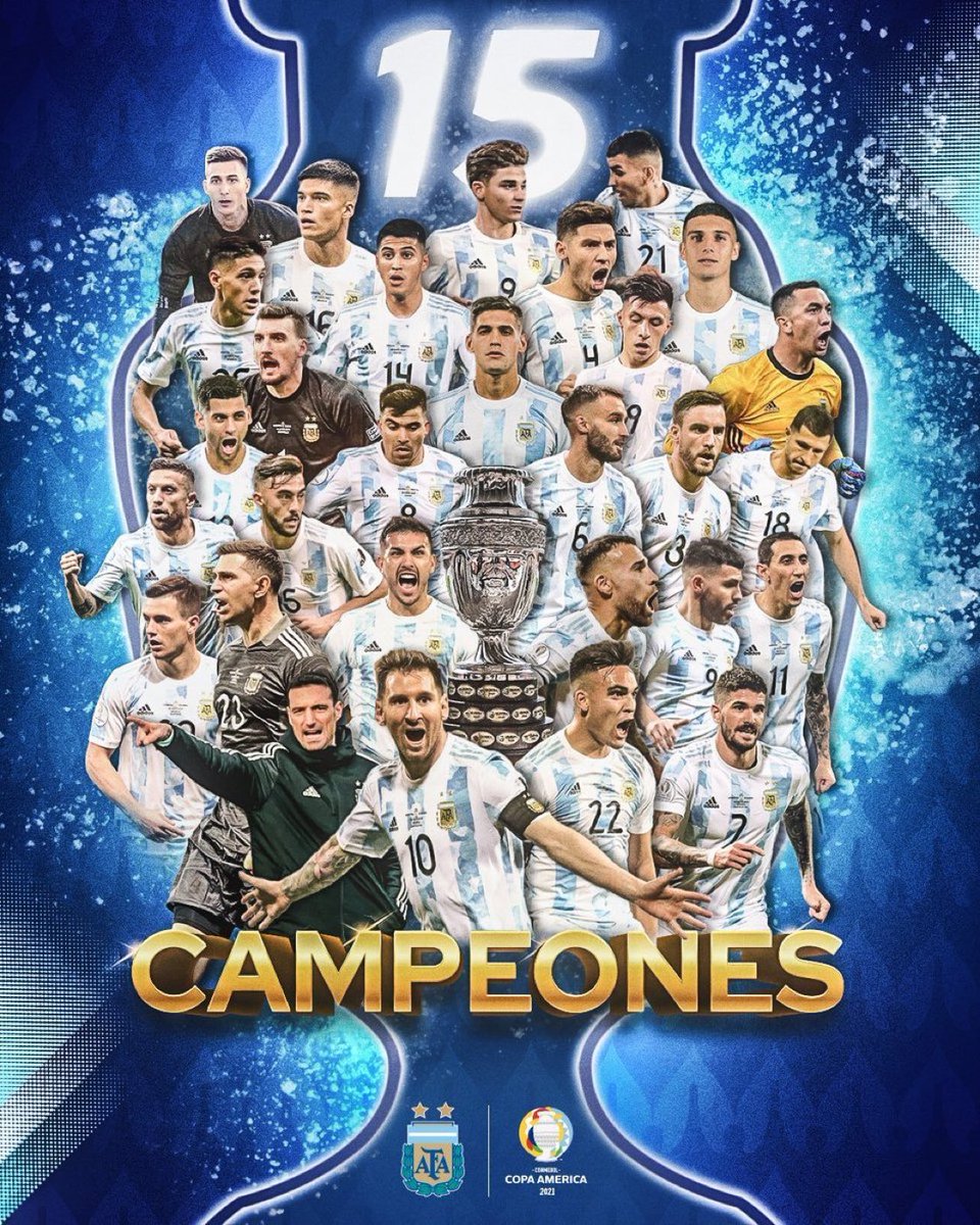 🇦🇷 Argentina vence a Copa América na estreia de Messi a vencer a competição 🏆