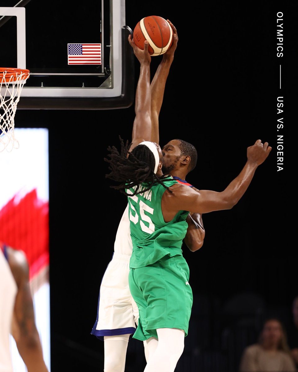 The Athletic A Historic Upset Nigeria Hit Team Threes To Upset Team Usa In A Pre Olympic Exhibition Game 90 87