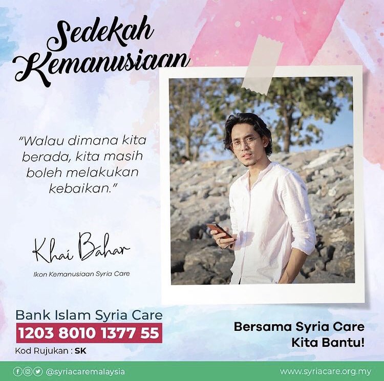 khaibahar94_'s tweet photo. Assalamualaikum semua yang dikasihi,

Walau dimana kita berada, kita masih boleh melakukan kebaikan.

Jom kita kongsi kebaikan.

Bersama Syria Care, kita bantu!

Hulurkan sumbangan anda ke
🔅 Bank Islam | Syria Care
🔅 1203 8010 1377 55
🔅 Kod rujukan: SK https://t.co/VuHWxh7KVP