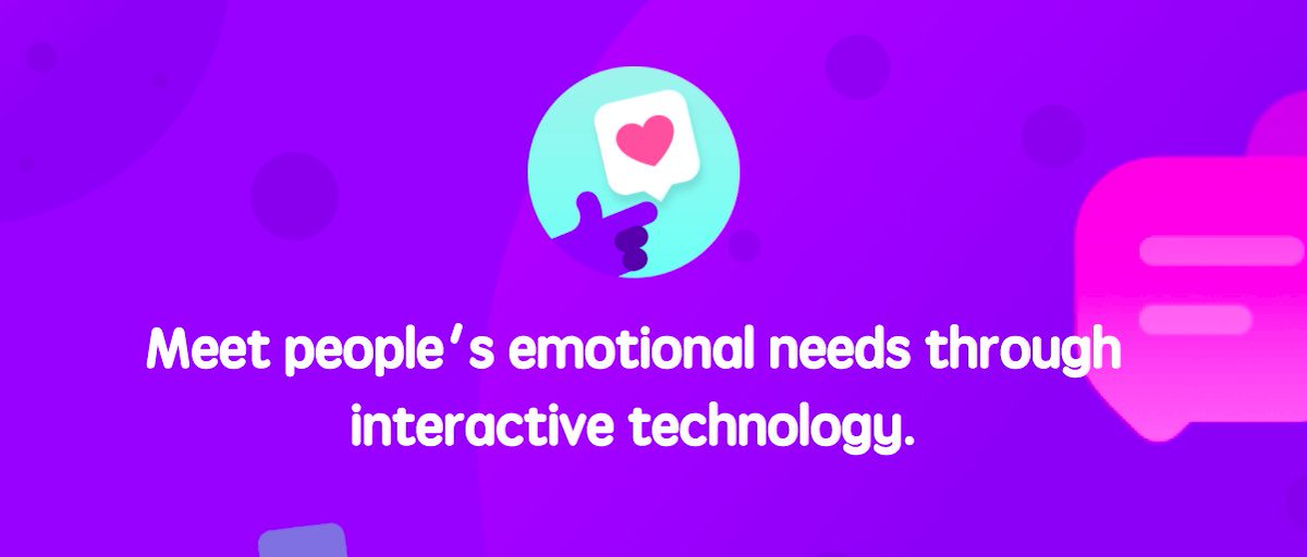 We are committed to connecting people. By combining online interactive scenes with intelligent matching engines, people can interact with other interested parties comfortably and naturally, meet their emotional needs and let every user feel loved, trusted, and understood.
