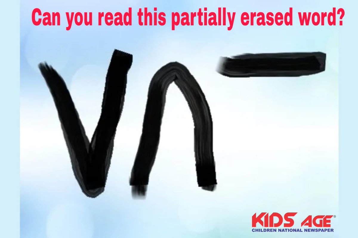 𝐆𝐮𝐞𝐬𝐬 𝐭𝐡𝐞 𝐰𝐨𝐫𝐝!

#guess #diction #word #puzzle #riddle #English #kidsriddle #kidspuzzle #solve