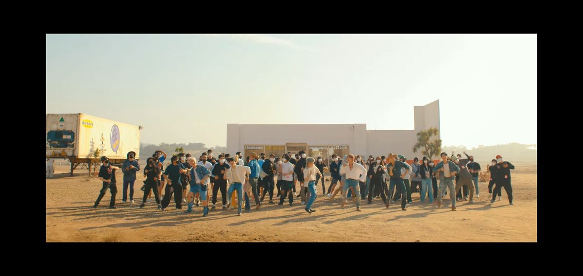 BangtanINDIA's tweet photo. #PermissiontoDance is finally out. Its so beautiful 😭 sooo full of hope and love. Best gift ever 😭 its such a happy song but im in tears 😭 what are your thoughts?
The MV is so beautiful 🥺. The last part seems like they are crew and staff members. 🥳🤩
https://t.co/EQskprWCNT https://t.co/TgYhJ7un8B