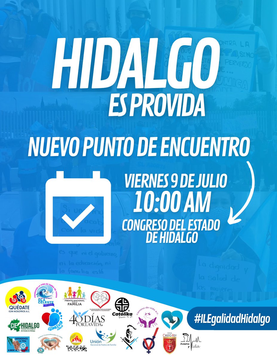 comcevid's tweet image. 🚨NUEVO PUNTO DE REUNIÓN🚨

¡Nos vemos este viernes fuera del Congreso del Estado de Hidalgo!