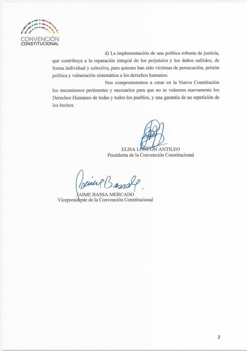 AuroraDelgadoV's tweet photo. Hoy finalizamos la 3° sesión de la Convención, en la que hablamos de la necesidad de posicionarnos por la libertad de l@s pres@s polític@s del estallido y la desmilitarización del Wallmapu!!
Acá los resultados de la votación y la declaración https://t.co/mBl9KXwJpw
