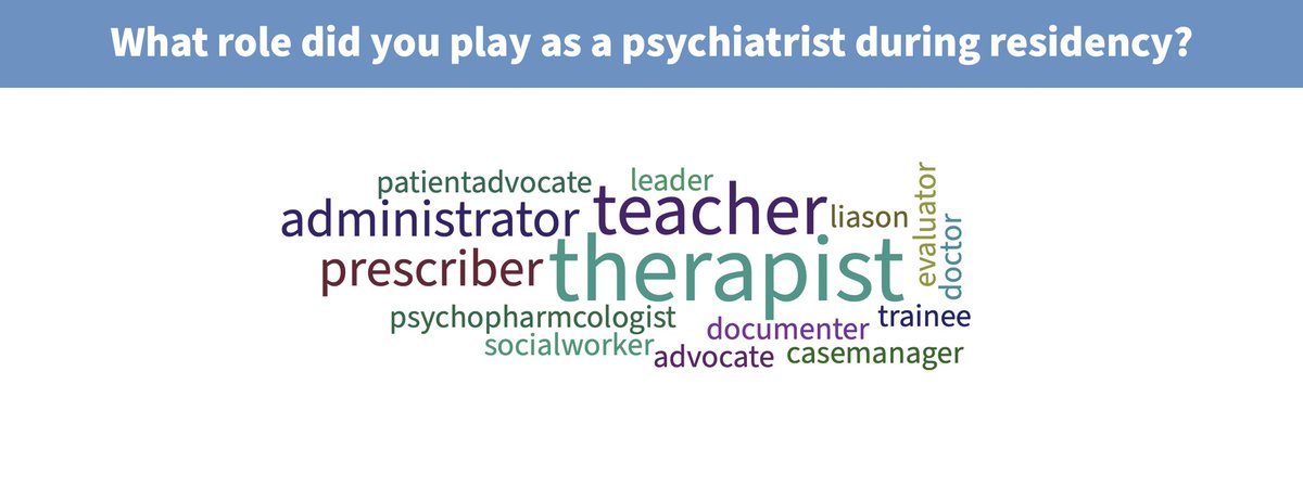 Each year, we invite our fellows to think about the various roles that a psychiatrist can play on a team. Any of these sound familiar? #PPF #MentalHealth