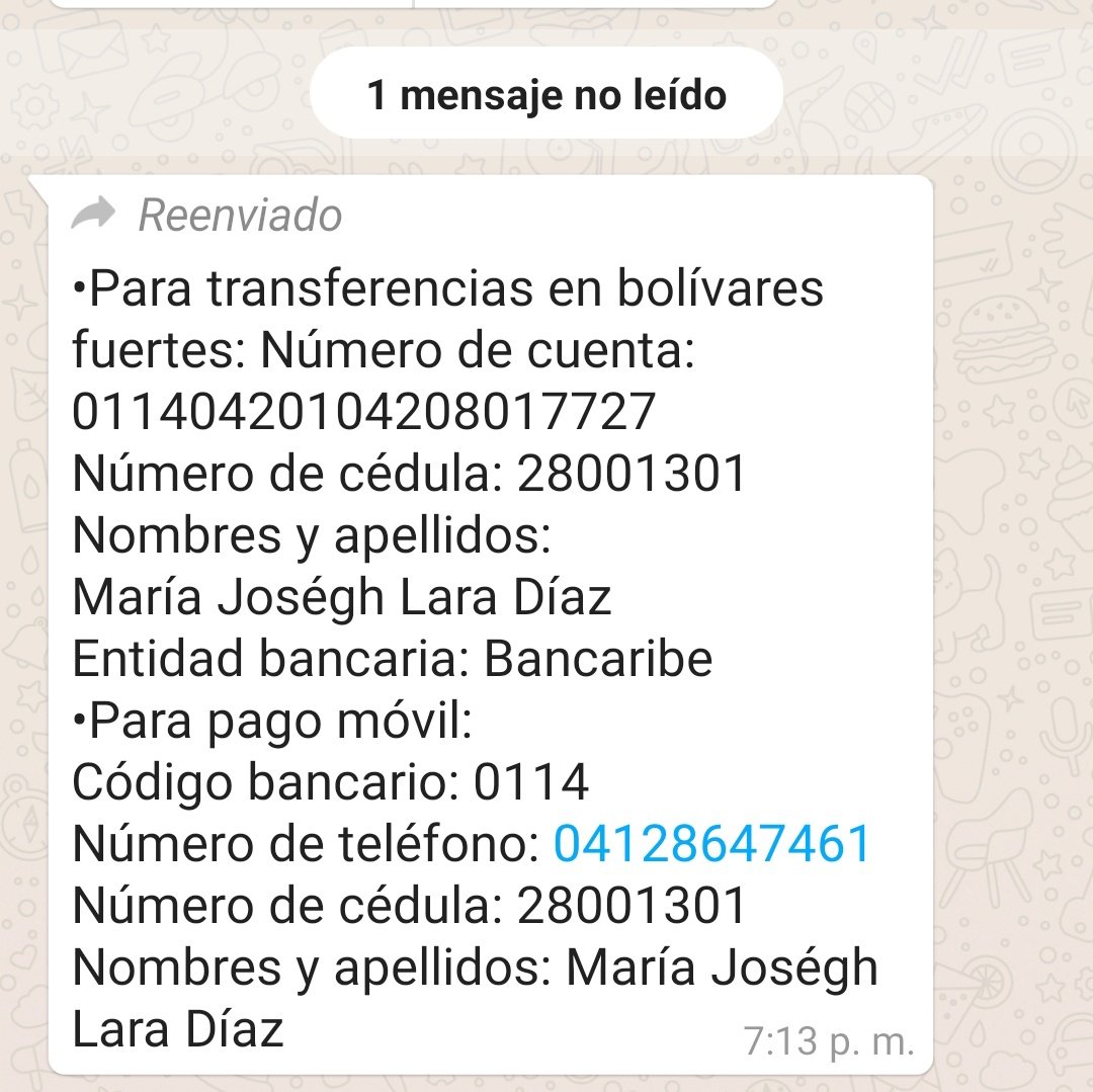 Yo vengo a traerles una hermosa foto de María Josegh de 19 años, tiene cáncer y a pesar del duro golpe de perder una pierna, está dedicada a su carrera de comunicación social y a vencer al monstruo. Necesita mucho apoyo para su tratamiento y poder mantenerse en Ccs. Sus datos 👇