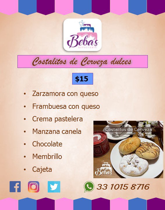 bebasreposteria's tweet photo. Guadalajara &amp; Zapopan deseas pasar una tarde noche deliciosa? Los Costalitos de Cerveza están recién salidos del horno, para que los disfrutes con un rico café, quien dice yo…!!! https://t.co/vTE78trXt4