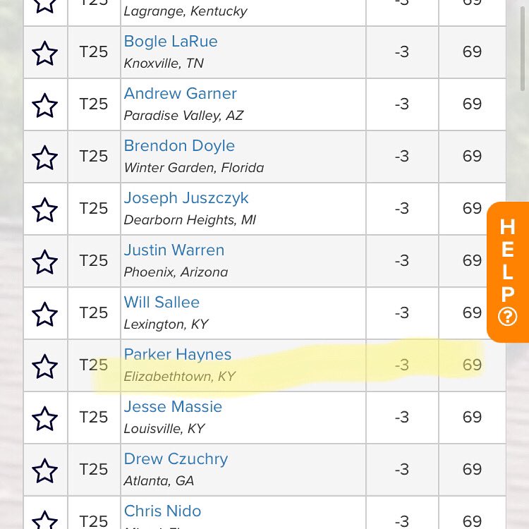 Congrats to my man <a href="/ParkerHaynes9/">Parker Haynes</a> on making it through the @BarbasolChamp Pre-Q with a 69 today! #TGAECC #tgatakeover #resultsrecruit