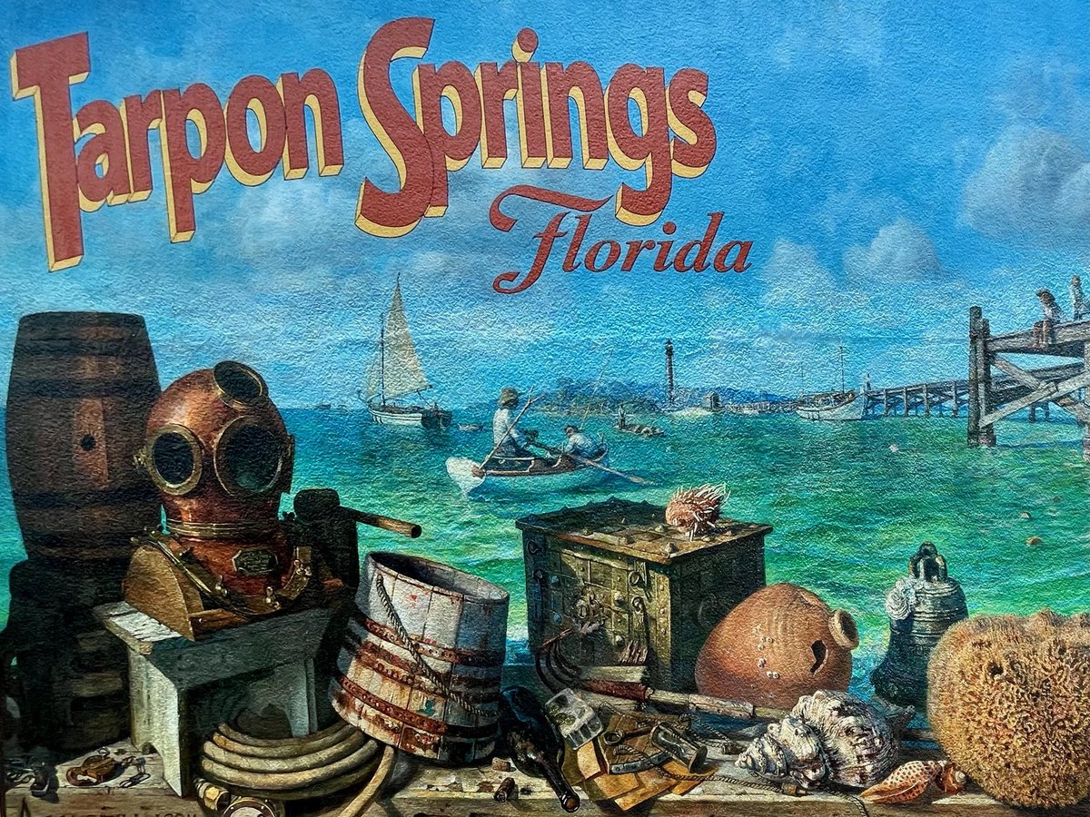 Have you been? 
I just got back from my first adventure out since covid hit! 
Tarpon Springs might be one of the most adorable towns I’ve been to in the U.S! 
#travel #tarponsprings #Florida #scuba