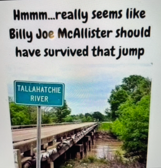 bondwooley's tweet photo. 🤔

#lesterandcharlie #tallahatchie #billyjoemcallister #bobbiegentry https://t.co/4lZtwN8He5