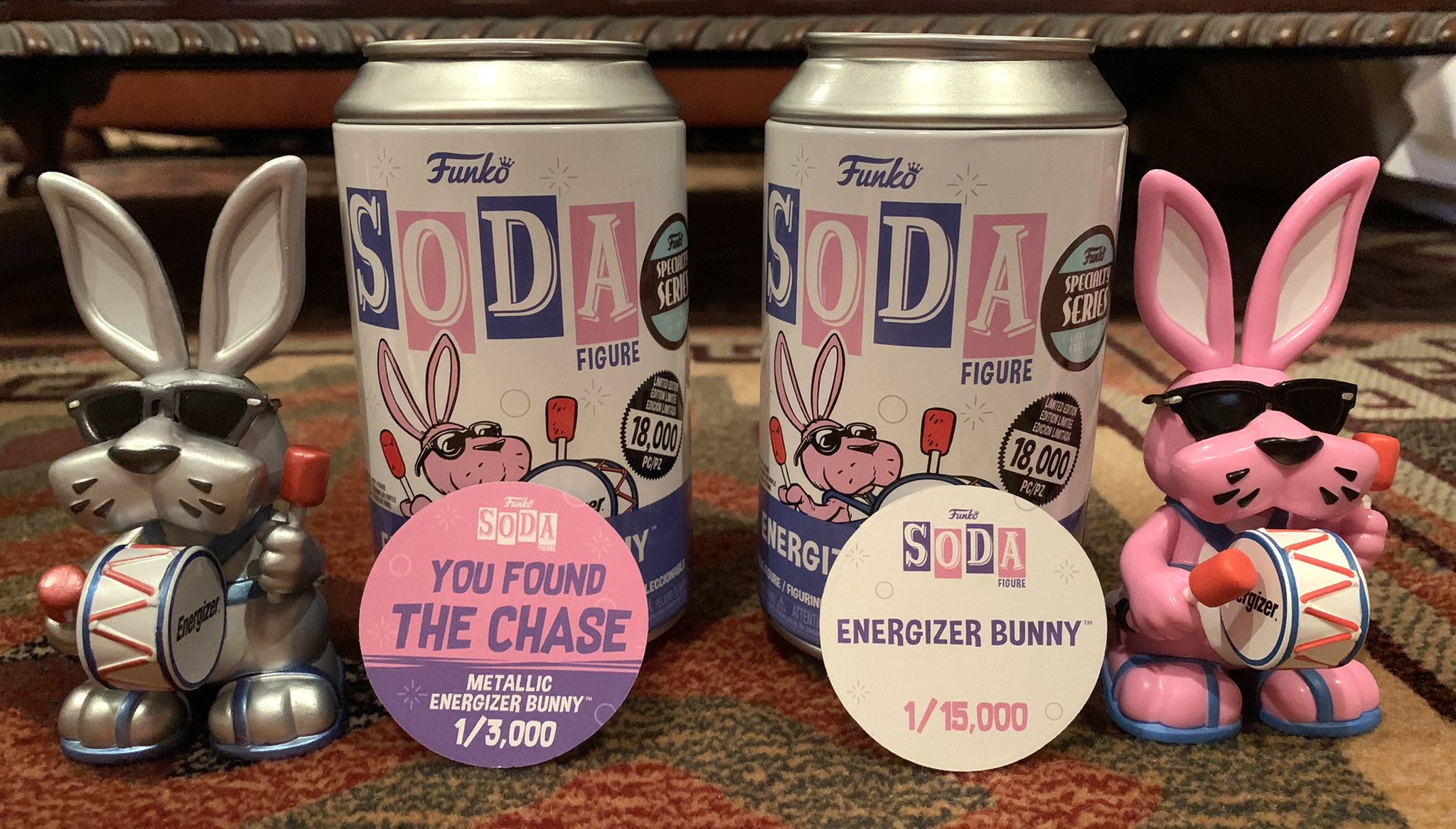 Energizer Bunny Funko Soda looks 