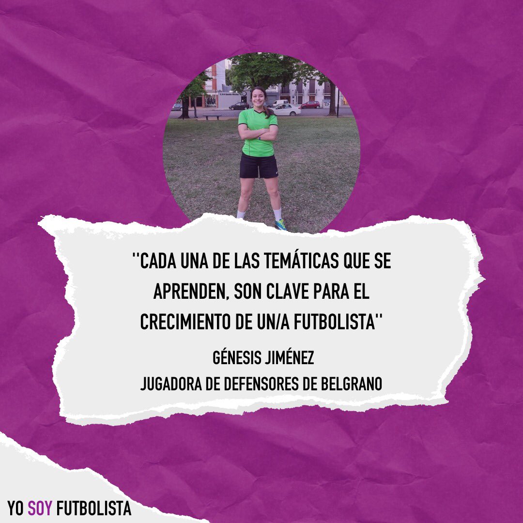 Programa_YSF's tweet photo. “Lo que más me gustó fue la cantidad de profesionales, ex jugadores y técnicos con mucha experiencia que dictaron el programa y nos brindaron todos sus aprendizajes...”
¡Gracias Génesis, por capacitarte en #YOSOYFUTBOLISTA! ⚽️

✅ SOLICITA TU CUPO
✅ Inicio programa: 9 de agosto https://t.co/K6phV9pSD4