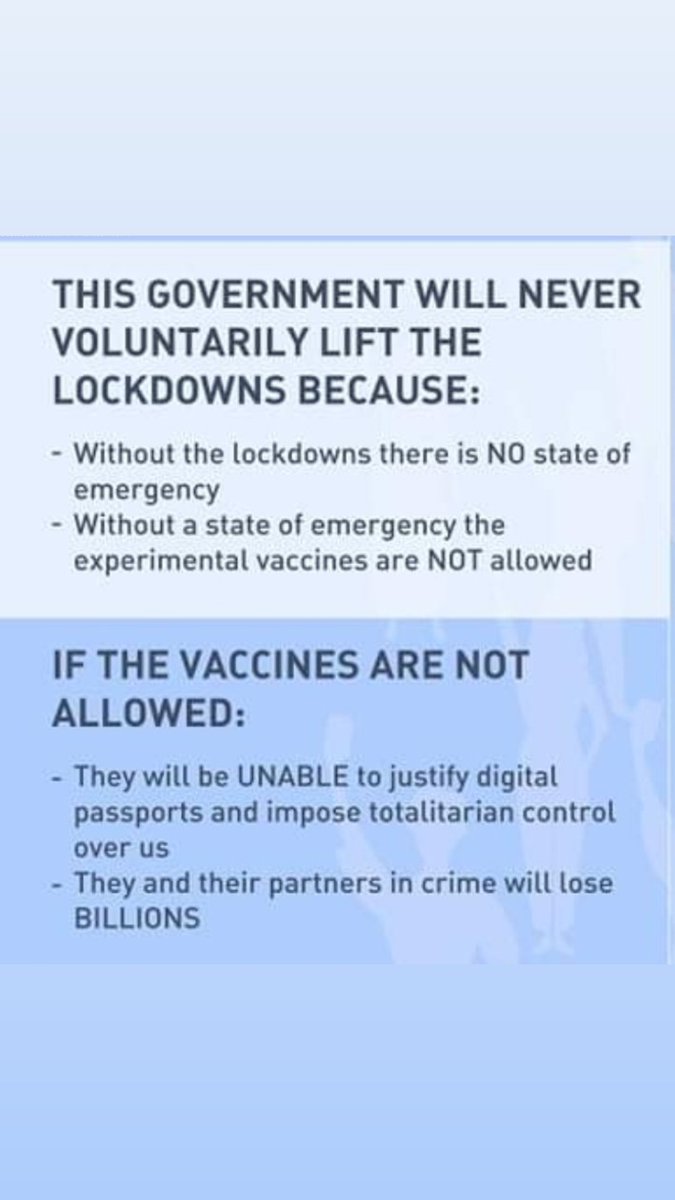 SoarForFreedom's tweet photo. Here's the #truth, and all of us👀🇺🇸know it:

#JustSayNo 💉
#NeverLockdownAgain 🚫 
#America = #FreedomFirst https://t.co/kzS7b5wlUd