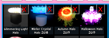 Trading these halos! 
No IAs 
Nlf : cross trades/full diamonds offers

#royalehightrades #royalehigh #RoyaleHighHalo #royalehightrade