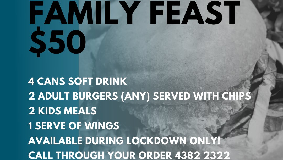 AvocaBeachHotel's tweet photo. Its a cold rainy day- perfect to netflix + chill and let us take care of dinner! With FREE DELIVERY for 5km radius with over $20 spent order this Friday Family Feast and get cosy on the couch! 
#lockdowndoneright
#takeaway
#homedelievery
#dineanddiscover https://t.co/ukzacyxkuL