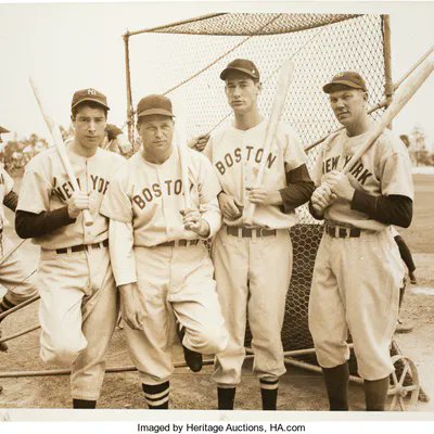 OleTimeHardball's tweet photo. Joe DiMaggio. Jimmie Foxx. Ted Williams. Bill Dickey

Terrible time to be an American League pitcher https://t.co/V9OnuWjdHg