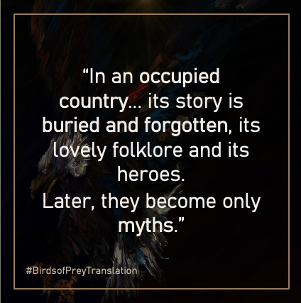 BirdsOfPreyEng's tweet photo. Let us remember our history. Birds of Prey - Mga Ibong Mandaragit English Translation Coming September 2021 via Amazon. #birdsofprey #birdsofpreytranslation #mgaibongmandaragit #amadovhernandez #ecpangilinan https://t.co/Qpl8COPZNQ