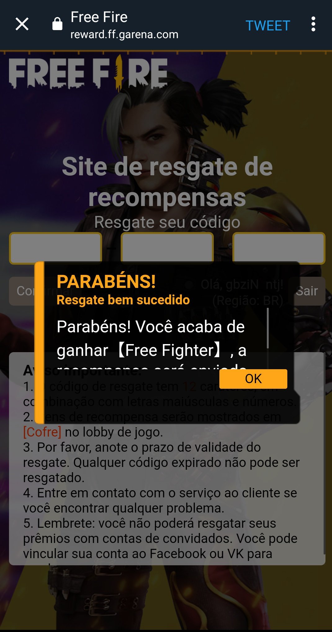 Garena Free Fire Brasil on X: É fácil vincular sua conta para não