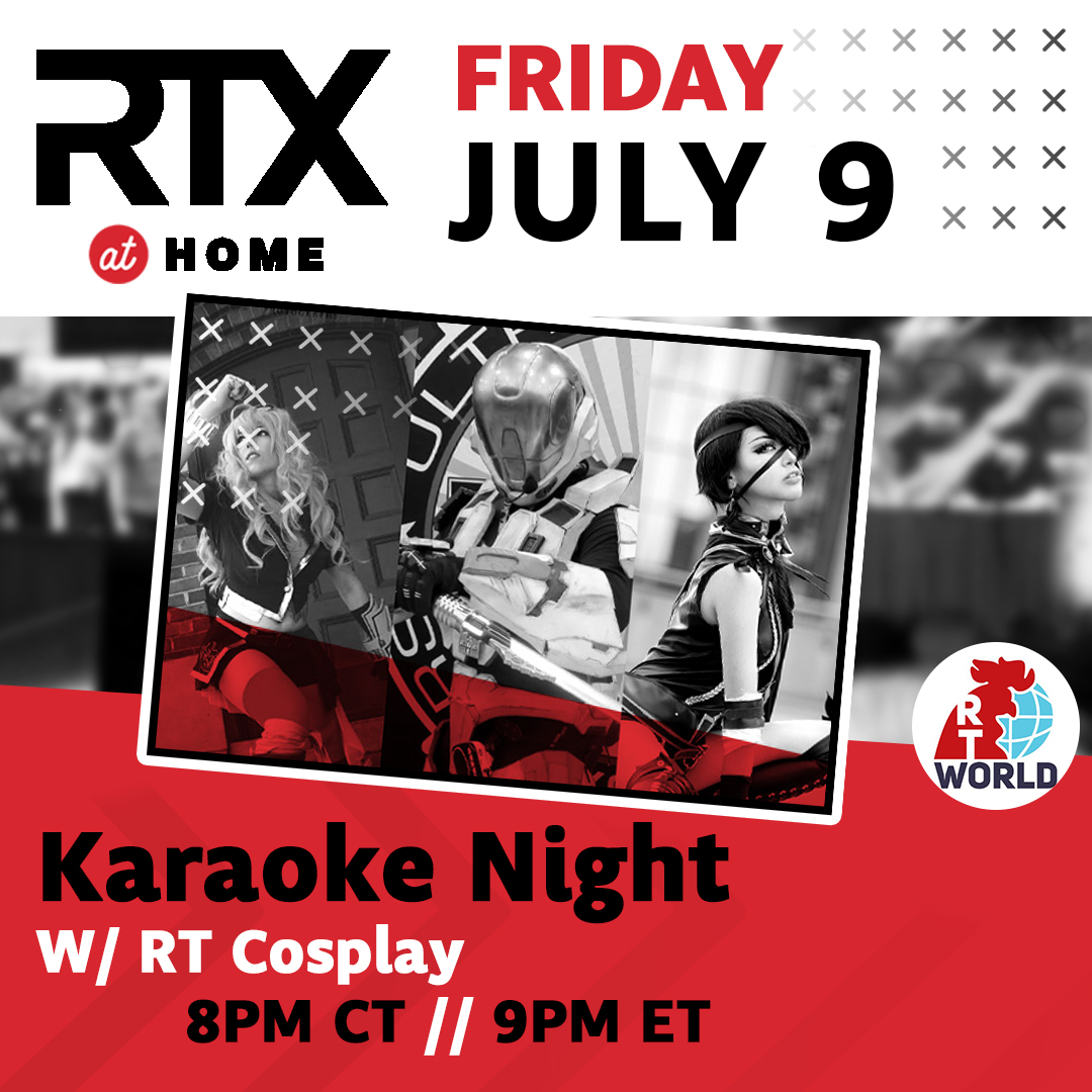 RTW_Community's tweet photo. On to today's events: you ever wanna just belt Sweet Caroline with a bunch of #cosplayers? TONIGHT is your chance at @RT_Cosplayers Discord server!
Server link: https://t.co/5Vt0TVq1TD
#RTXatHome #RTWorld #RoosterTeeth https://t.co/9OLwIyDHjA