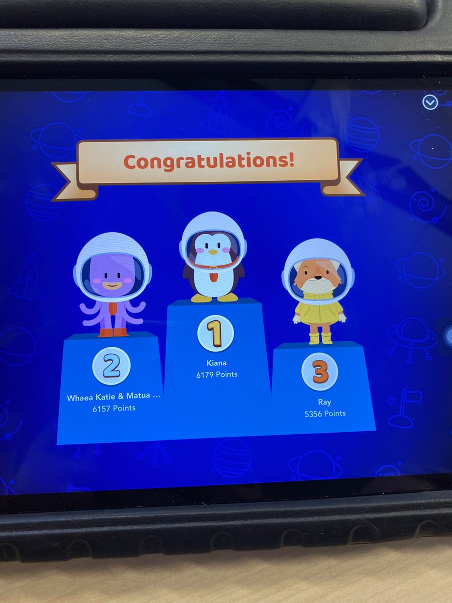 Top three on the leaderboard for near pod today, shot KSS whanau. Love the drawing of Ranginui and Papatuanuku @katiegroshinski  #hekakano21