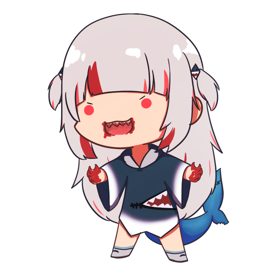 Wanted To Update This To Feral Gura Too Toro Rose のイラスト