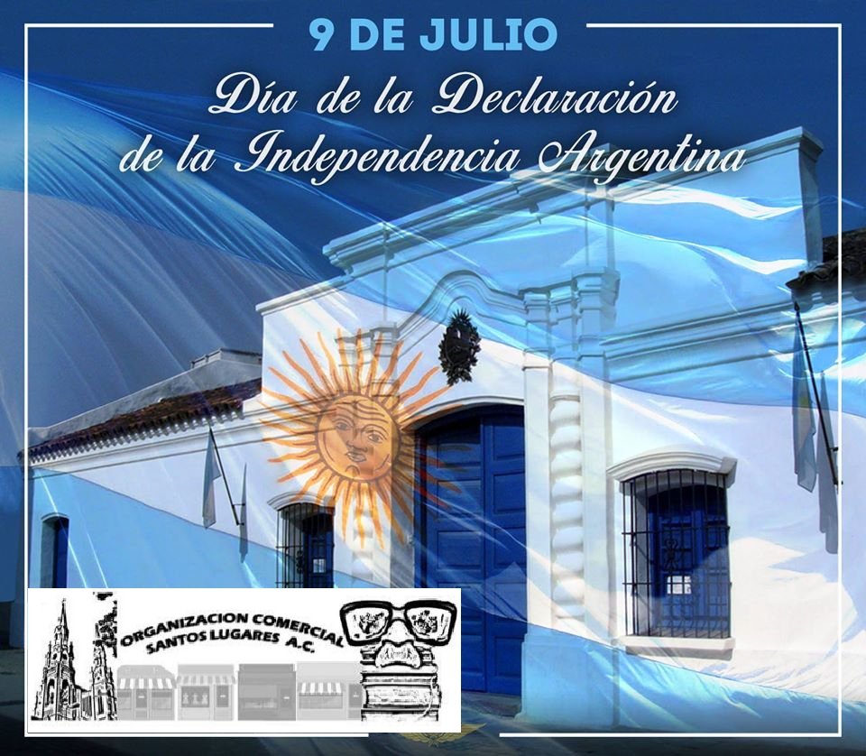 OCSL18's tweet photo. 9 de julio de 2021 se cumple el 205° aniversario de la independencia 
feliz día de la independencia
#9DeJulio #Independencia #casadetucuman #ocsl #cca #santoslugares #quedateensantoslugares #fechapatria #comercios #comerciantes https://t.co/3VlidyvDx7