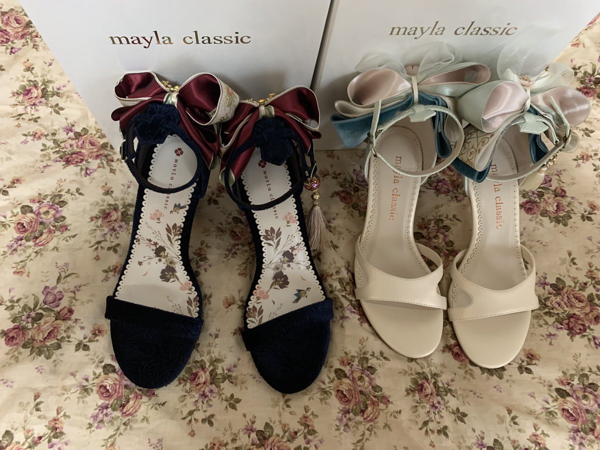 シルバー/レッド mayla classic 靴 セット バラ売り可