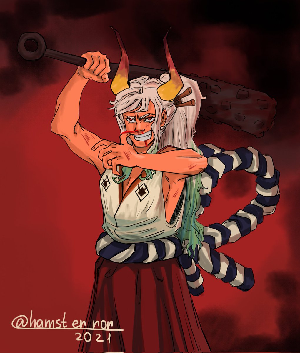 yamato one piece fan art yamato one piece fan art