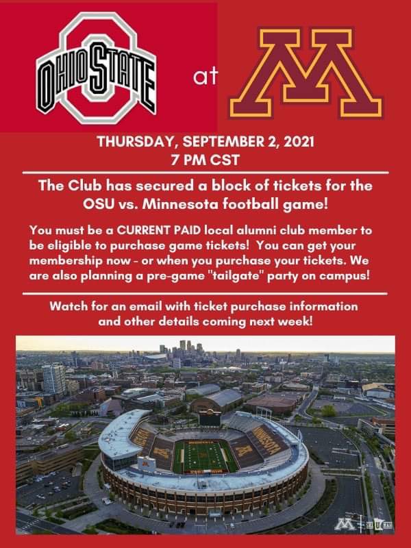 OSUAlumniMN's tweet image. Oh is that in person Buckeye football?? Don’t mind if I do…