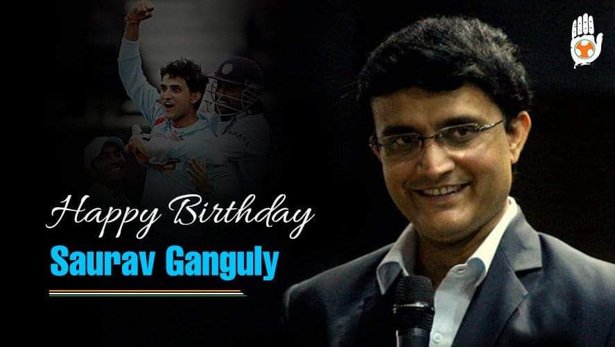 Happy birthday Sourav Ganguly. One of the finest cricketers our country has seen. What a legend ! 