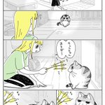 遊ぶ気はないけど離す気もない？可愛さがあふれる猫漫画が話題に!