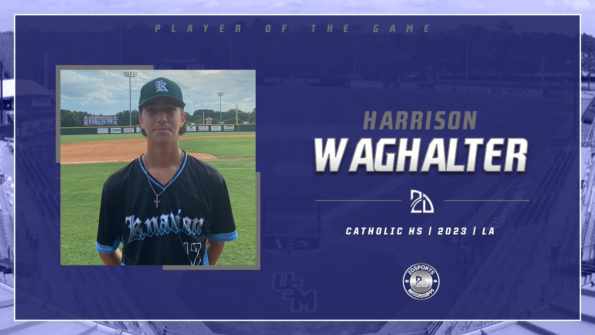 ⭐️#TopPerformer⭐️
Harrison Waghalter (<a href="/HWaghalter/">Harris Waghalter</a>):
CG 7IP, 0ER, 1H, 7Ks
Summer Team: Knights Knation (<a href="/knightknation4L/">Knights Knation #4L</a>)
#SouthMsShow