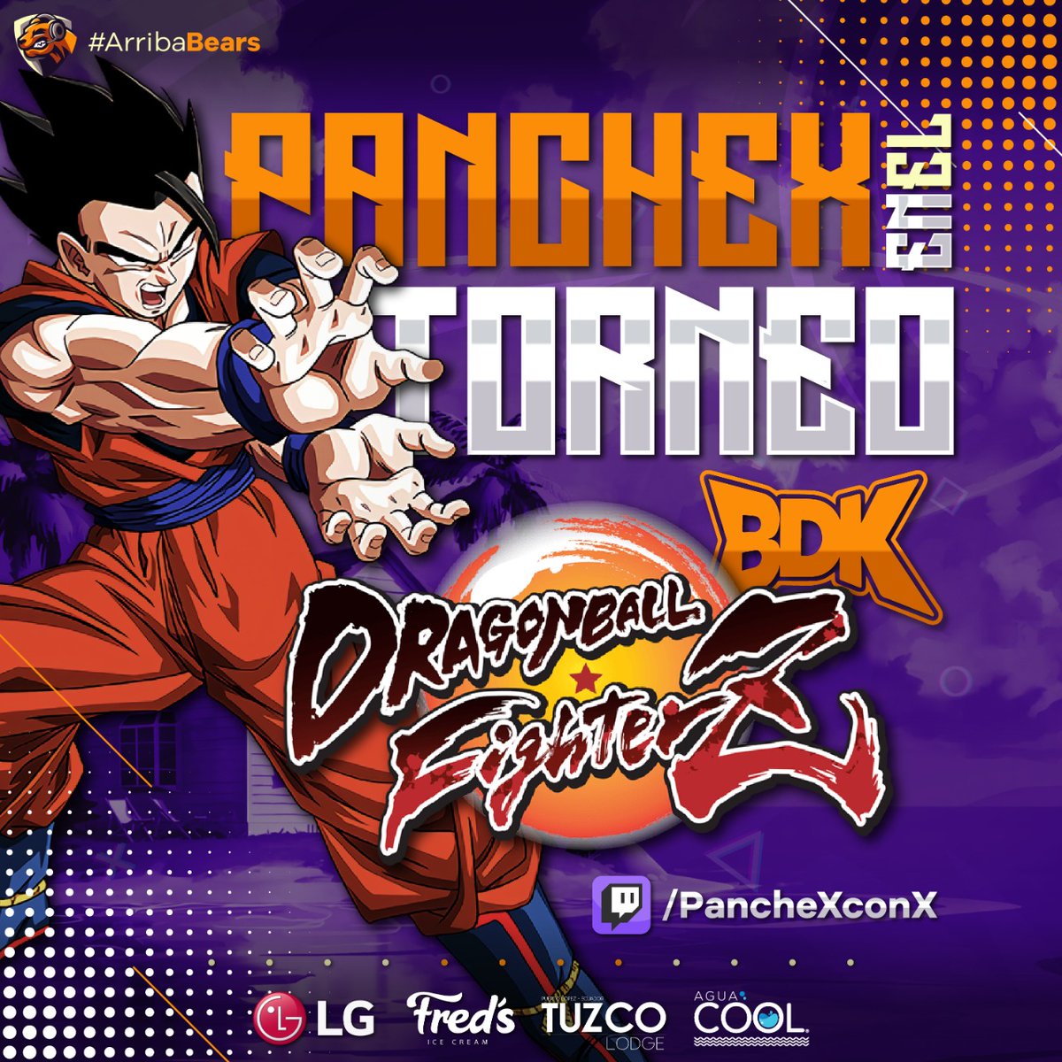 Estamos muy contentos de anunciar nuestra participacion en el <a href="/budokanec/">BudokanEC</a>. Listos para el torneo de Dragon Ball FighterZ organizado por los amigos de <a href="/uversusesports/">U Versus Esports 🇪🇨</a>.

No olviden seguirlo en su cuenta de Twitch ya que estará transmitiendo en el día del torneo. 🐉

#ArribaBears