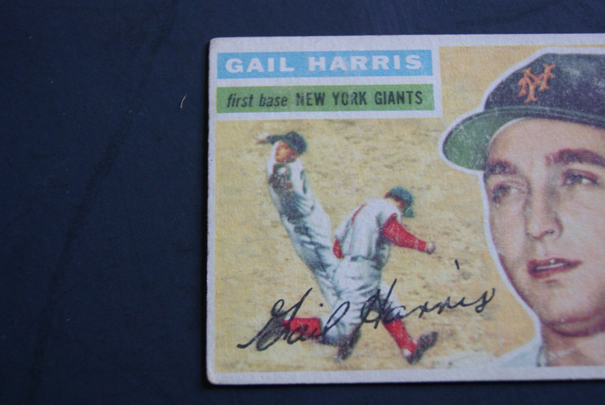 Wisdom_Lane's tweet image. 1956 Gail Harris TOPPS Baseball Card Number 91 New York Giants First Baseman tuppu.net/bb0203f8 #Etsy #WisdomLane #Number91