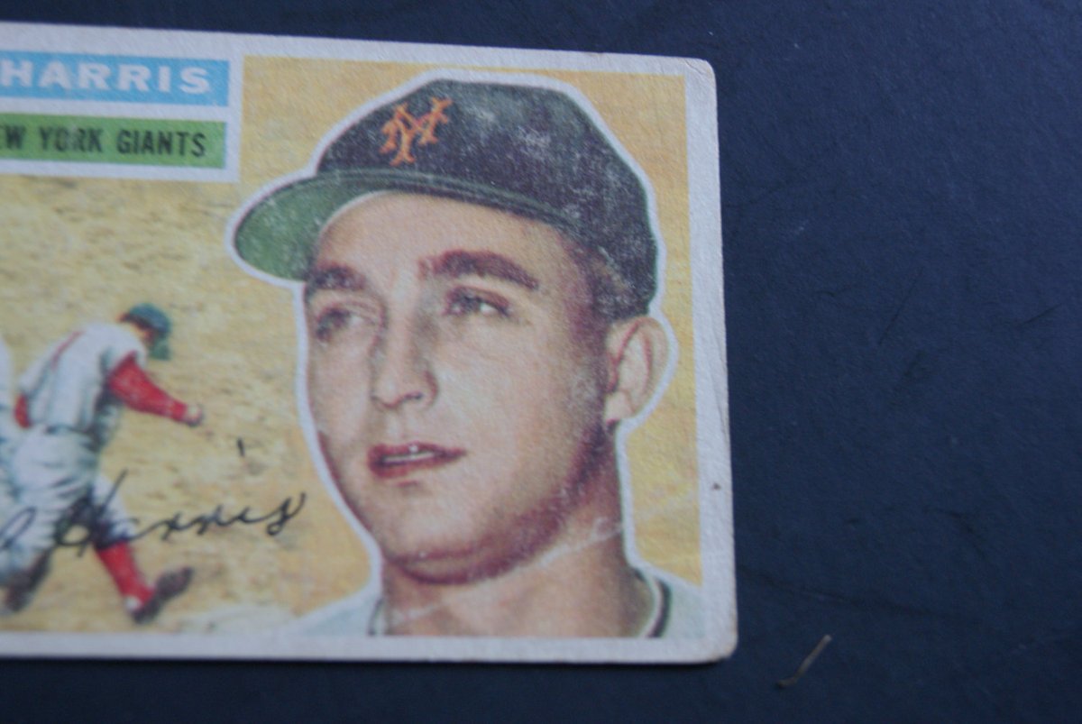 Wisdom_Lane's tweet image. 1956 Gail Harris TOPPS Baseball Card Number 91 New York Giants First Baseman tuppu.net/bb0203f8 #Etsy #WisdomLane #Number91